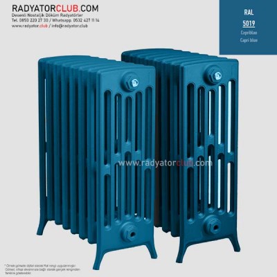 Kdr-6-75 Kolonlu Ayaklı Döküm Radyatör, Ral 5019 |  29 Kolon